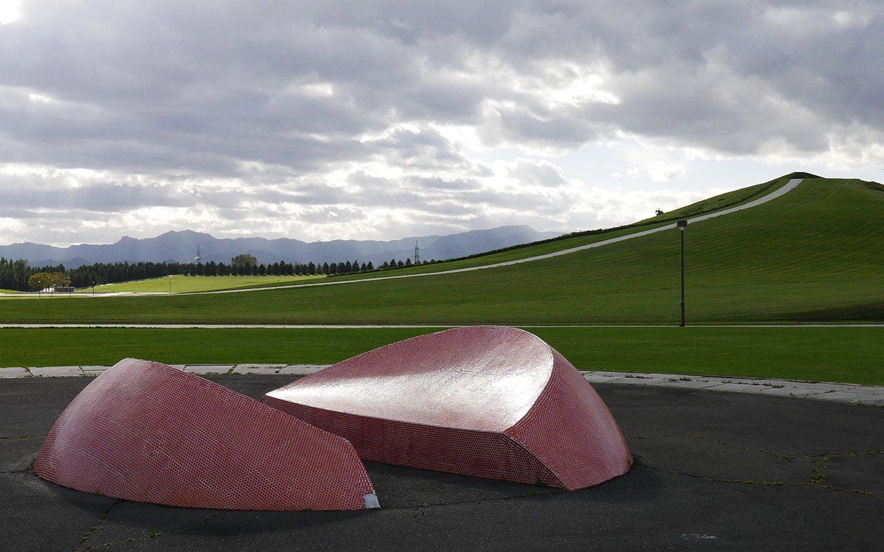 Moere Numa Park, Sapporo, Hokkaido, Japan designed by Isamu Noguchi