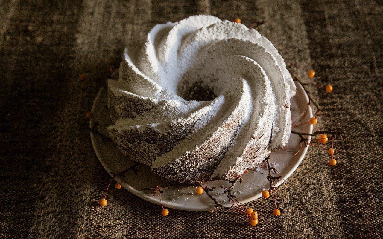 Marzipan-in-the-middle bundt cake recipe